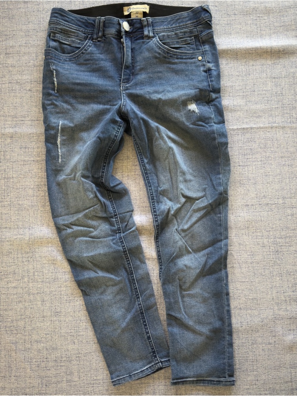 Democracy Women’s Skinny Jeans in Medium Blue Wash